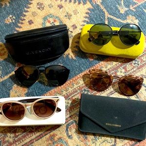 Lot of designer sunglasses
